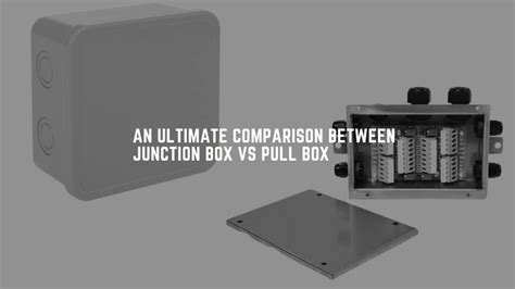 why is metal used as junction box|utility box vs junction.